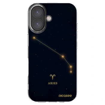 Picasee silikonska prozirna maskica za Apple iPhone 16 - ARIES