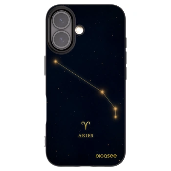 Picasee crna silikonska maskica za Apple iPhone 16 - ARIES