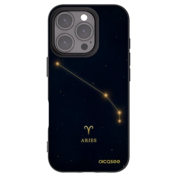 Picasee crna silikonska maskica za Apple iPhone 16 Pro - ARIES