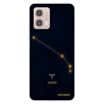Picasee silikonska prozirna maskica za Motorola Moto G53 5G - ARIES