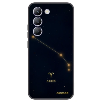 Picasee crna silikonska maskica za Vivo V40 SE 5G - ARIES