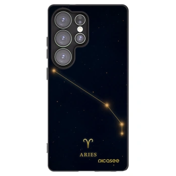 Picasee crna silikonska maskica za Samsung Galaxy S25 Ultra 5G - ARIES