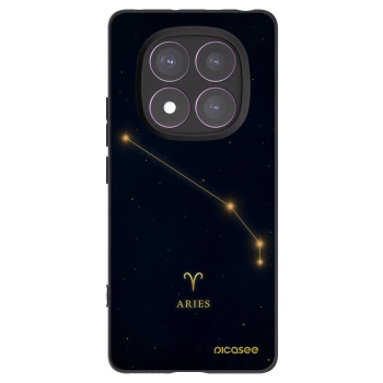 Picasee crna silikonska maskica za Xiaomi Redmi Note 14 Pro 4G - ARIES