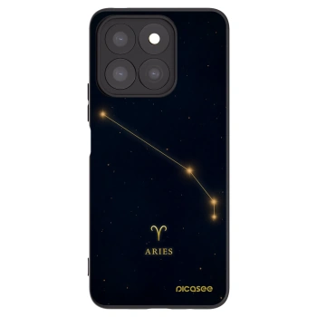 Picasee crna silikonska maskica za Honor X8c - ARIES