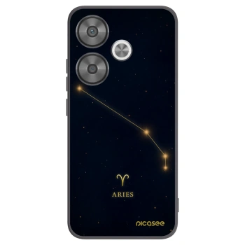 Picasee crna silikonska maskica za Xiaomi Poco F6 - ARIES