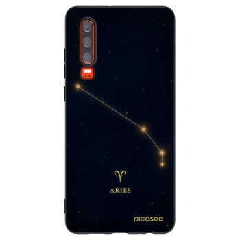 Picasee crna silikonska maskica za Huawei P30 - ARIES