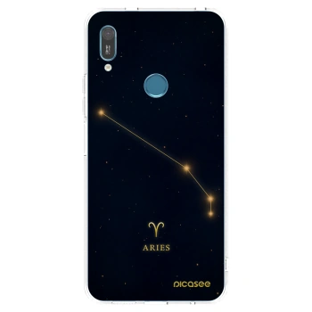 Picasee silikonska prozirna maskica za Huawei Y6 2019 - ARIES