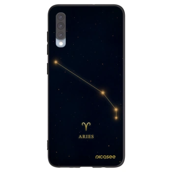 Picasee crna silikonska maskica za Samsung Galaxy A70 A705F - ARIES