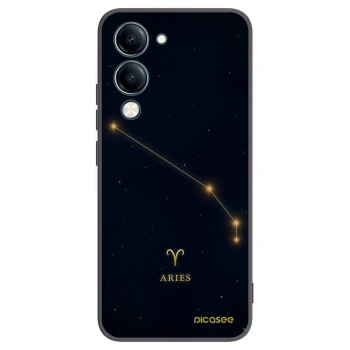 Picasee crna silikonska maskica za Vivo Y29s 5G - ARIES