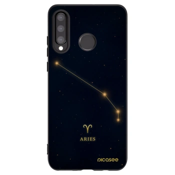 Picasee crna silikonska maskica za Huawei P30 Lite - ARIES