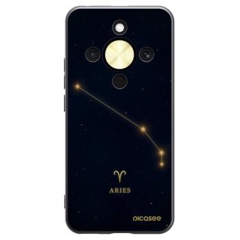 Picasee crna silikonska maskica za Honor Magic8 Lite 5G - ARIES