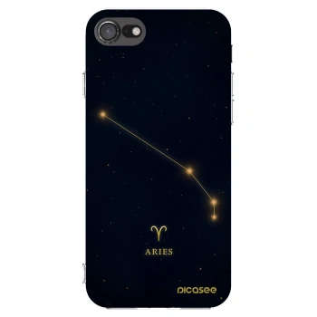 Picasee silikonska prozirna maskica za Apple iPhone 8 - ARIES