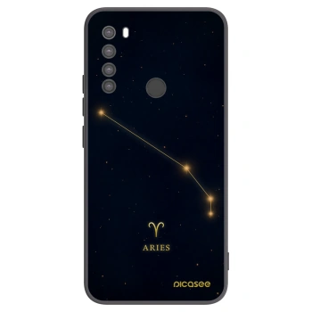 Picasee crna silikonska maskica za Xiaomi Redmi Note 8 - ARIES
