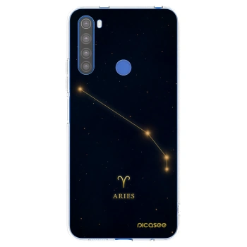 Picasee silikonska prozirna maskica za Xiaomi Redmi Note 8T - ARIES
