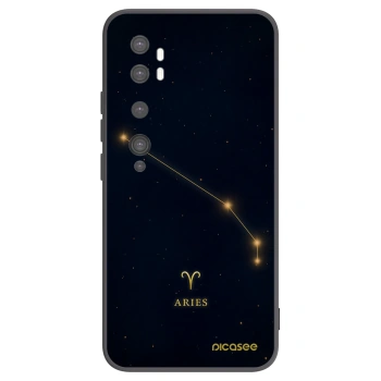 Picasee crna silikonska maskica za Xiaomi Mi Note 10 (Pro) - ARIES