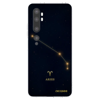 Picasee silikonska prozirna maskica za Xiaomi Mi Note 10 (Pro) - ARIES