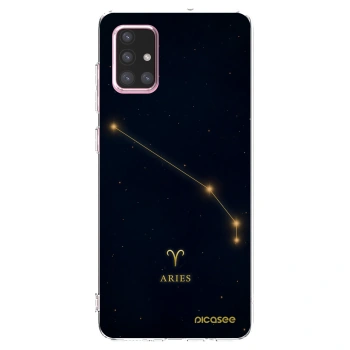 Picasee silikonska prozirna maskica za Samsung Galaxy A71 A715F - ARIES