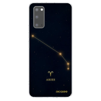 Picasee silikonska prozirna maskica za Samsung Galaxy S20 G980F - ARIES