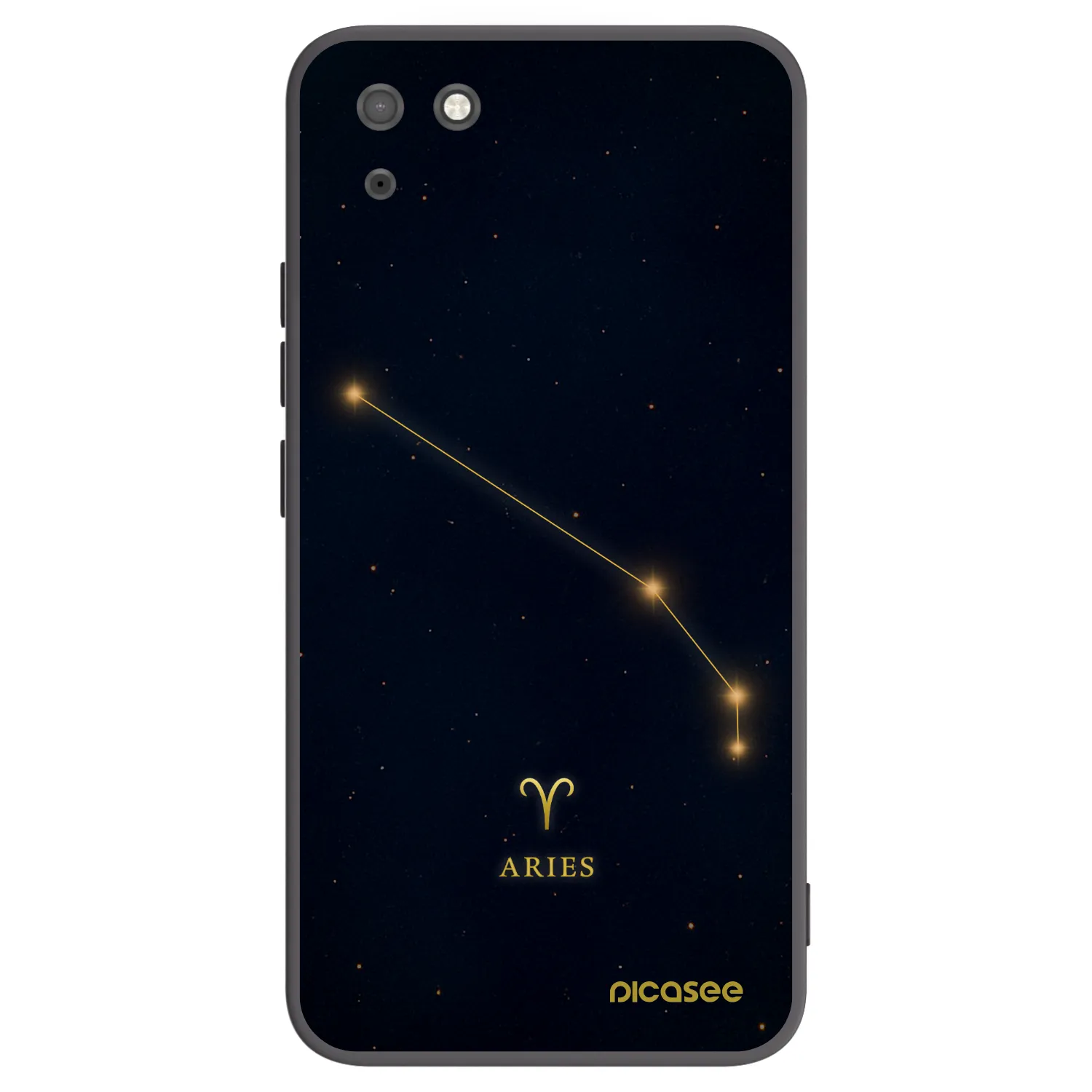 Picasee crna silikonska maskica za Huawei Y5P - ARIES