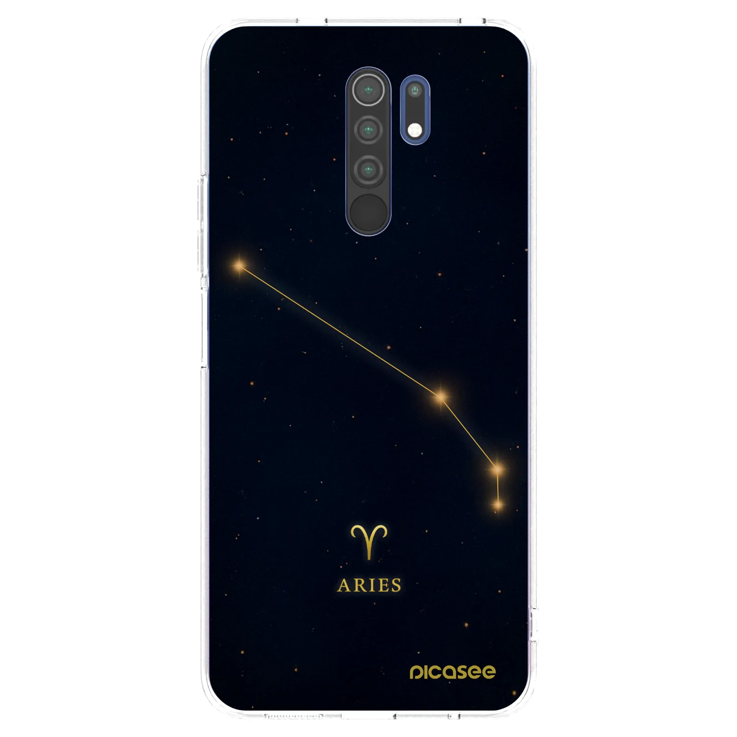 Picasee silikonska prozirna maskica za Xiaomi Redmi 9 - ARIES