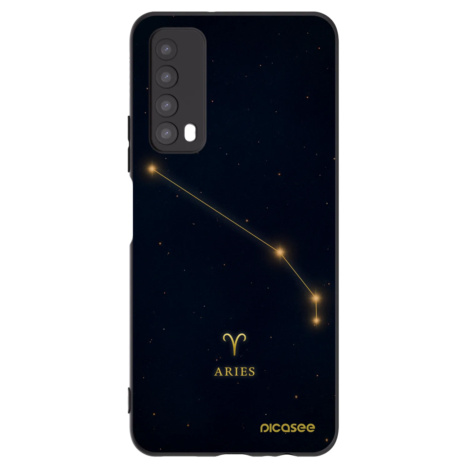 Picasee crna silikonska maskica za Huawei P Smart 2021 - ARIES