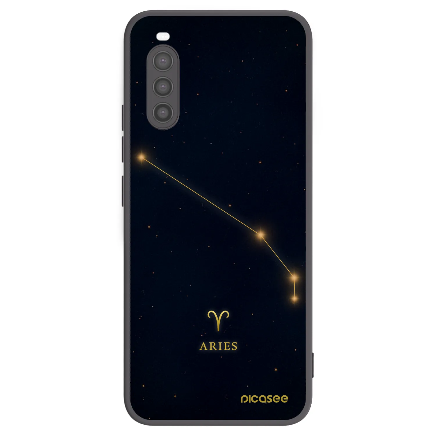 Picasee crna silikonska maskica za Sony Xperia 10 II - ARIES