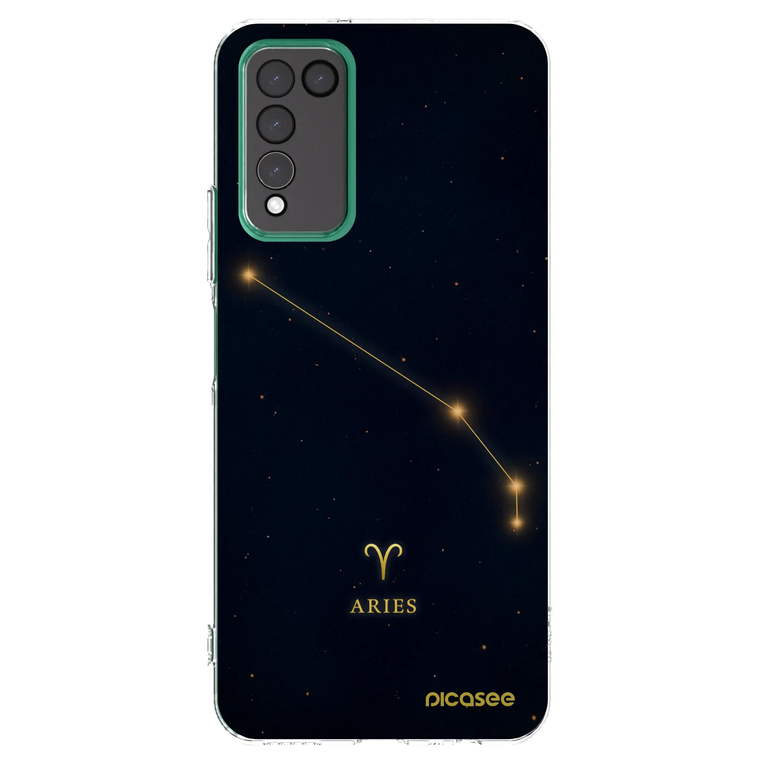Picasee silikonska prozirna maskica za Honor 10X Lite - ARIES