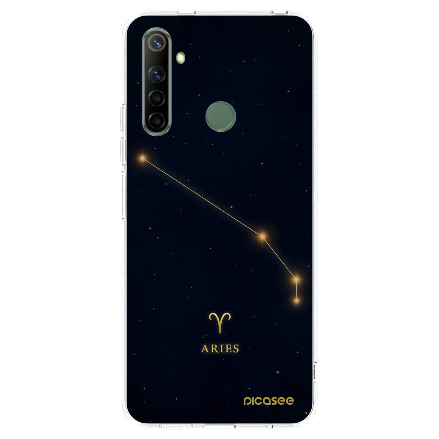 Picasee silikonska prozirna maskica za Realme 6i - ARIES
