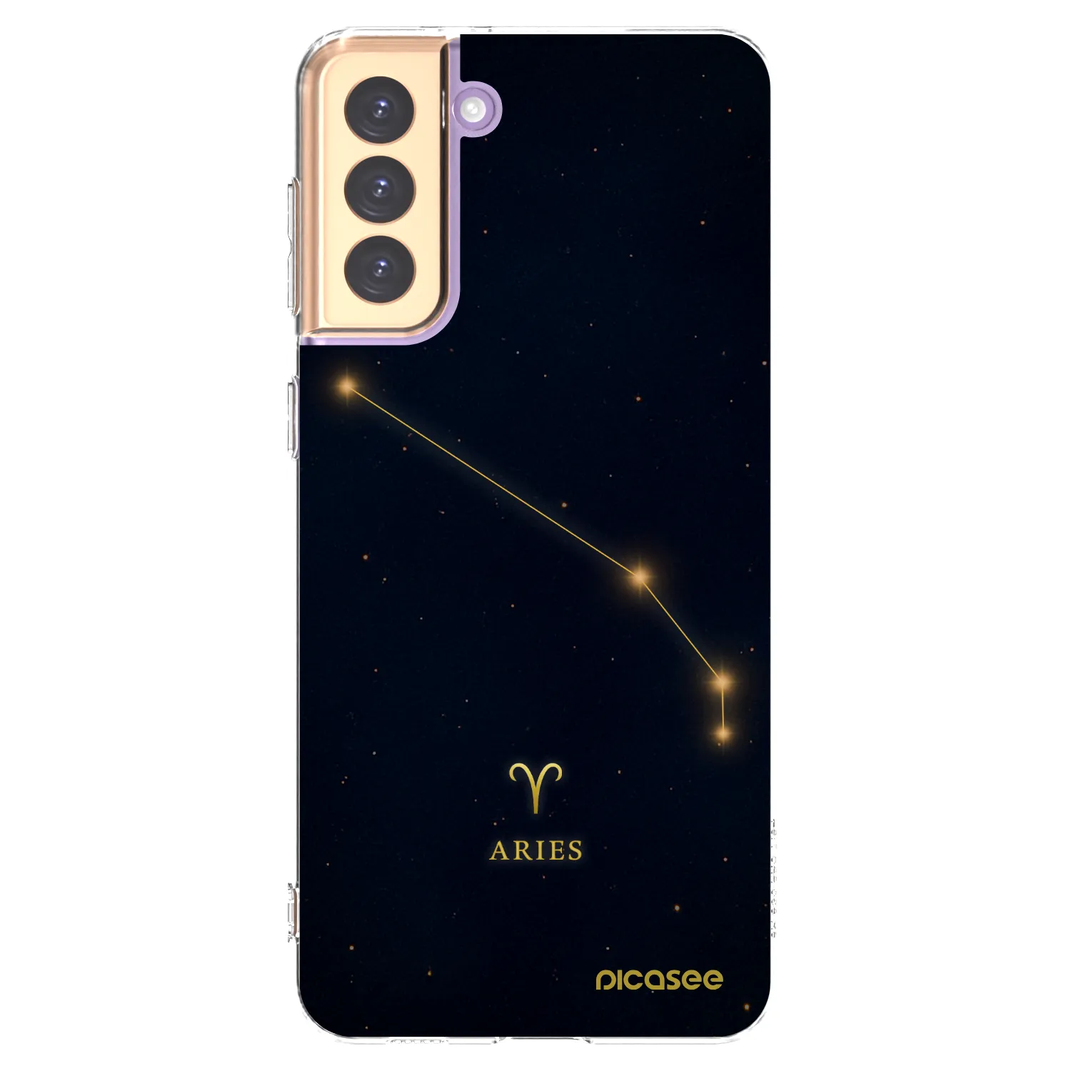 Picasee silikonska prozirna maskica za Samsung Galaxy S21+ 5G G996F - ARIES