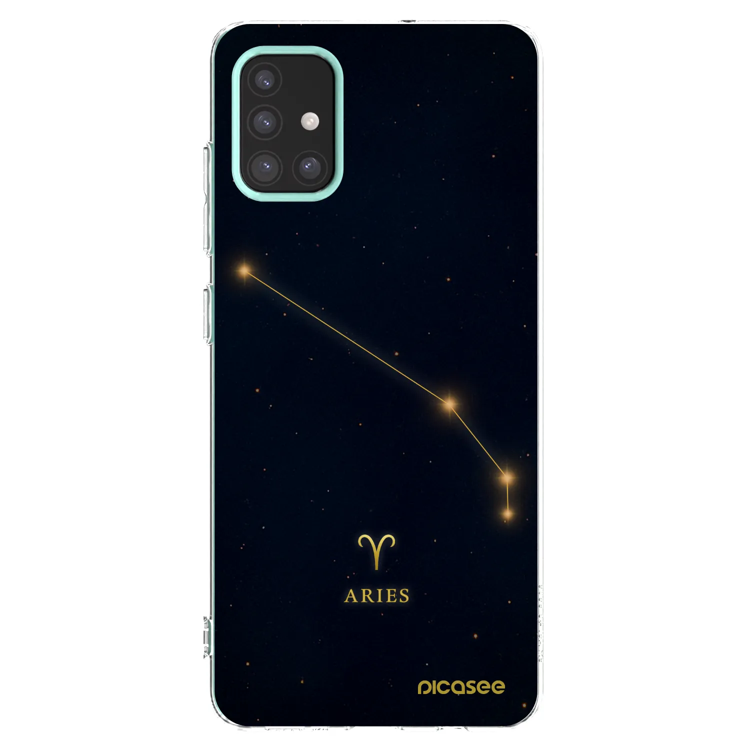 Picasee silikonska prozirna maskica za Samsung Galaxy M31s - ARIES