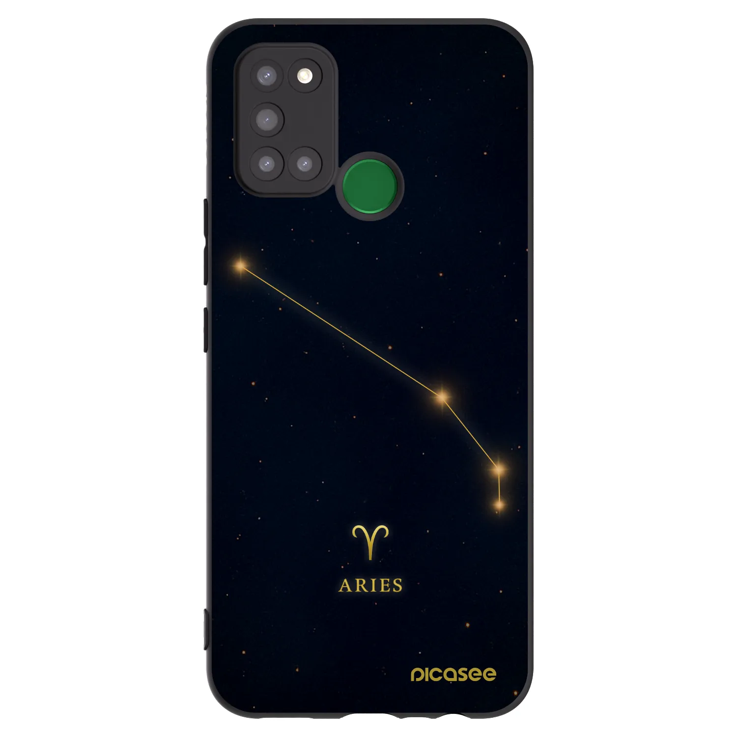 Picasee crna silikonska maskica za Realme 7i - ARIES