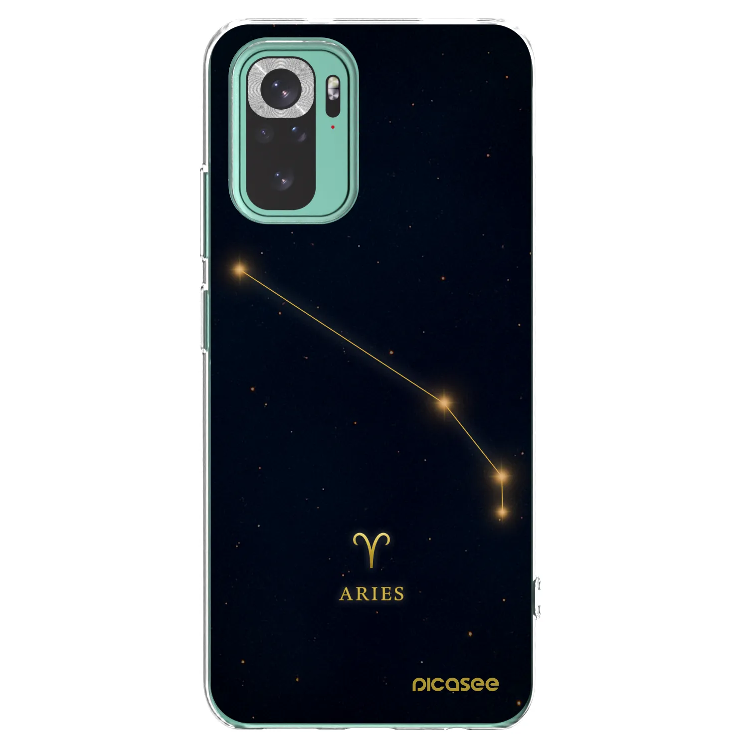 Picasee silikonska prozirna maskica za Xiaomi Redmi Note 10 Pro - ARIES