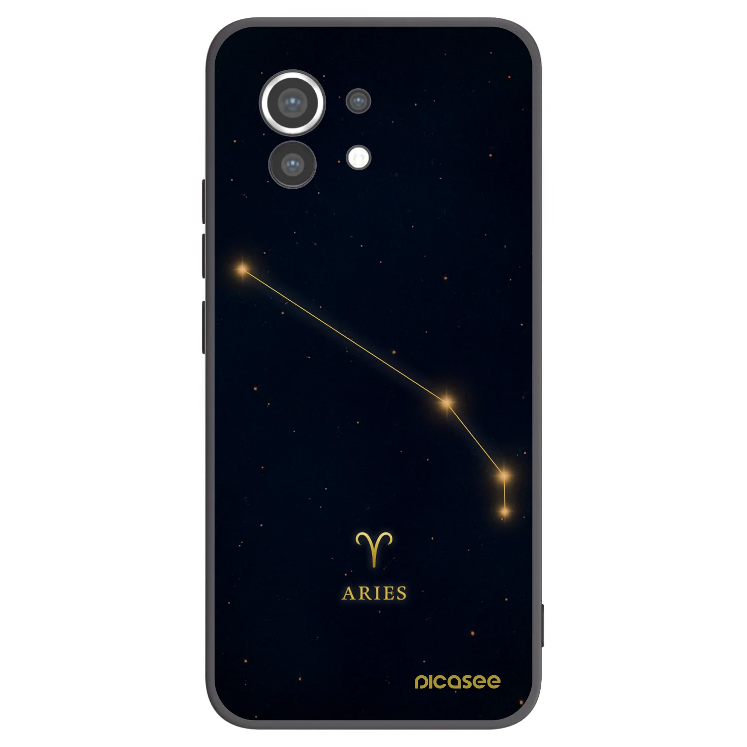 Picasee crna silikonska maskica za Xiaomi Mi 11 - ARIES