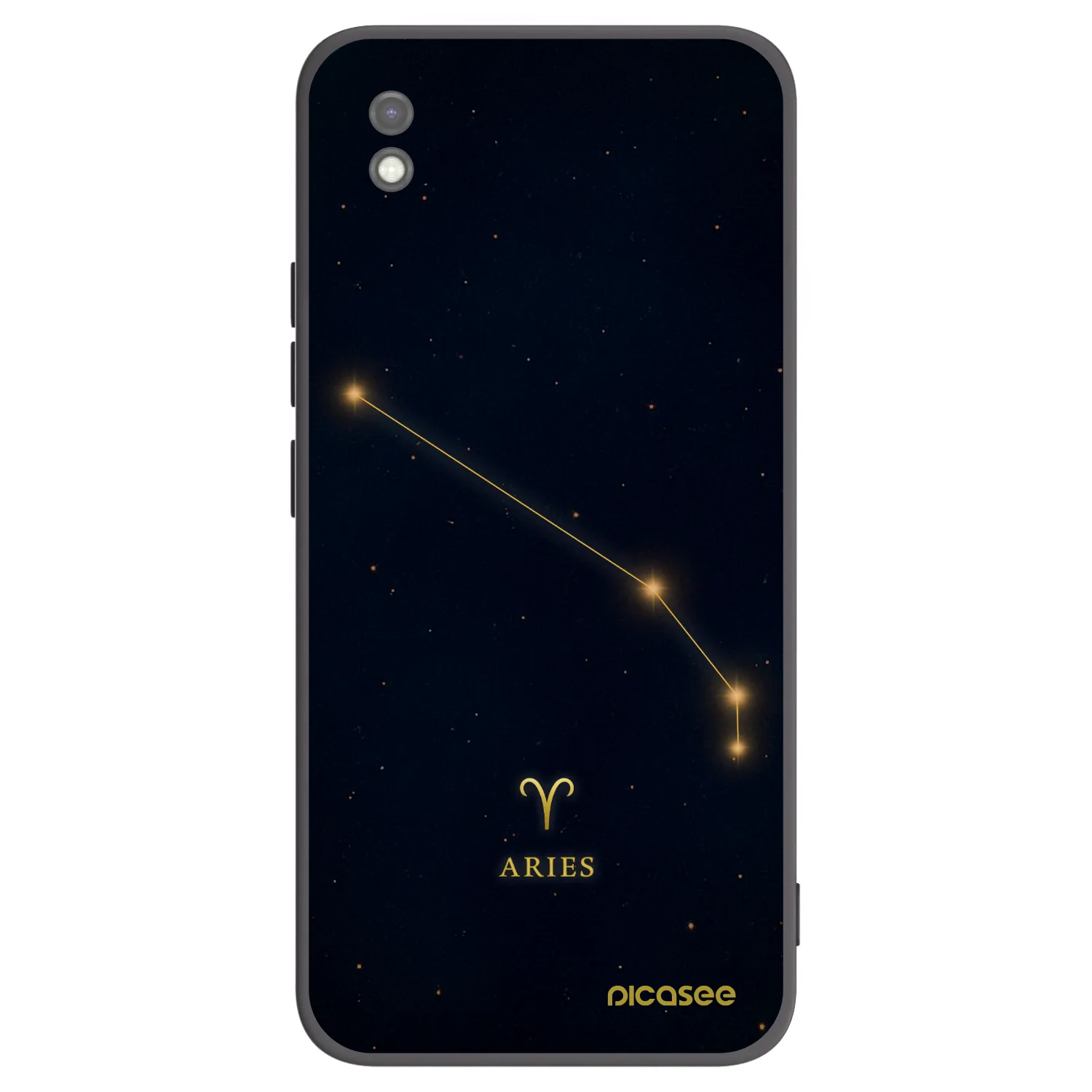 Picasee crna silikonska maskica za Xiaomi Redmi 9AT - ARIES