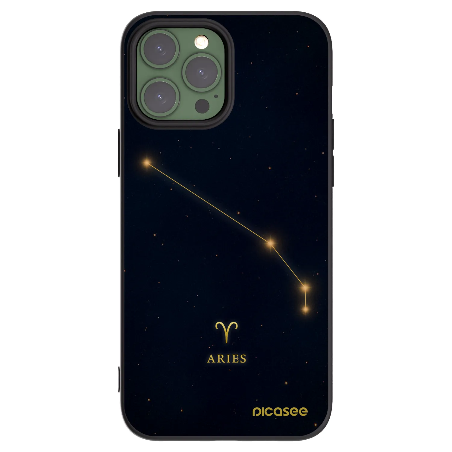 Picasee crna silikonska maskica za Apple iPhone 13 Pro Max - ARIES