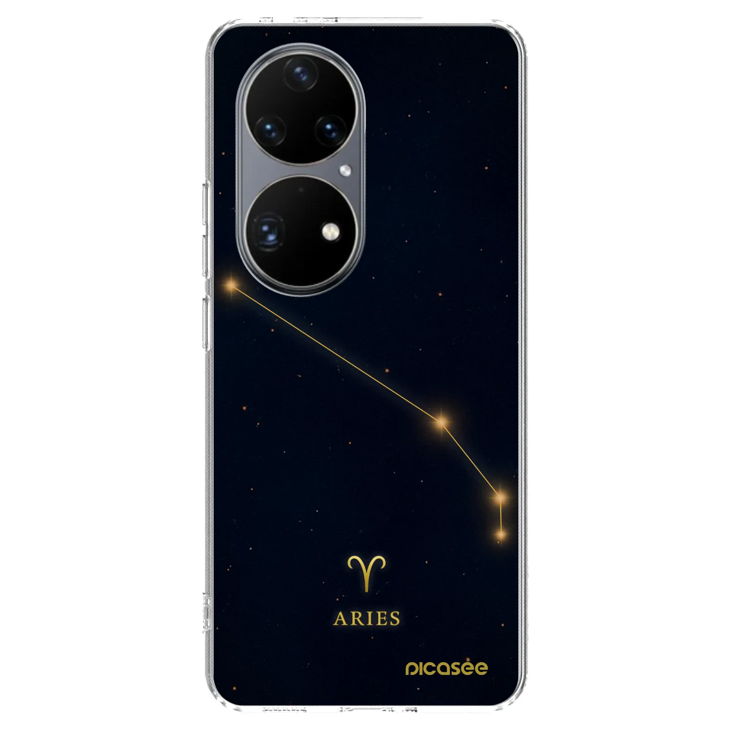 Picasee silikonska prozirna maskica za Huawei P50 - ARIES