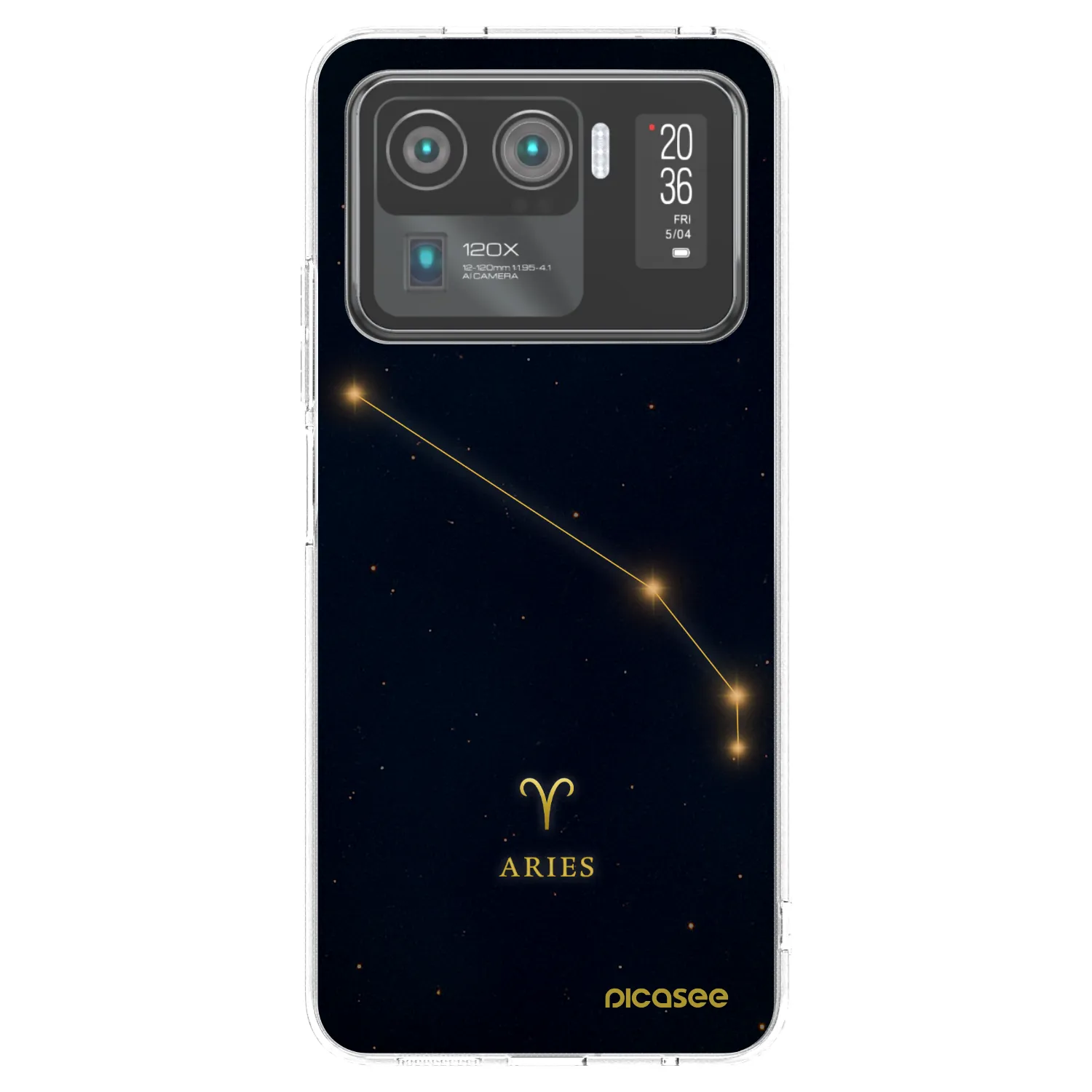 Picasee silikonska prozirna maskica za Xiaomi Mi 11 Ultra - ARIES