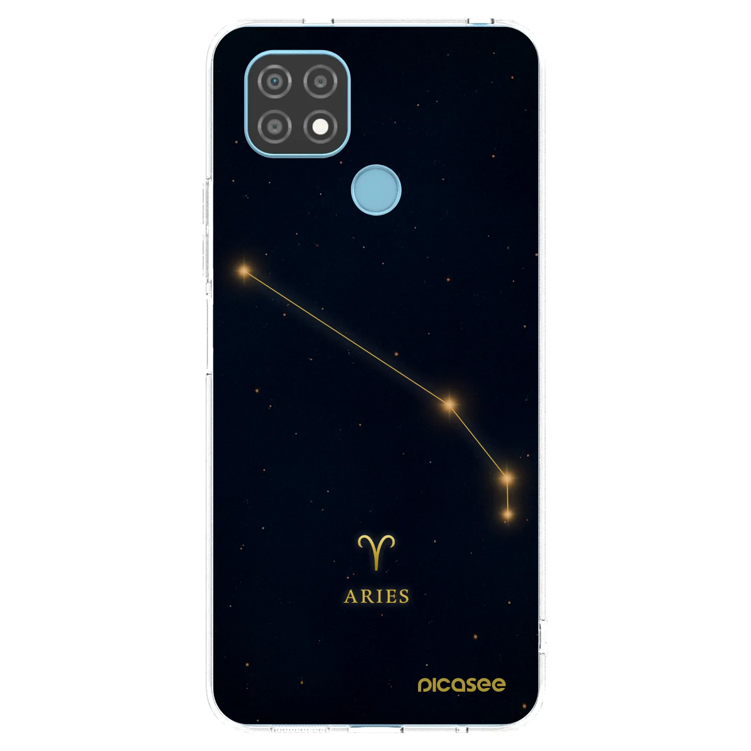 Picasee silikonska prozirna maskica za Realme C21 - ARIES