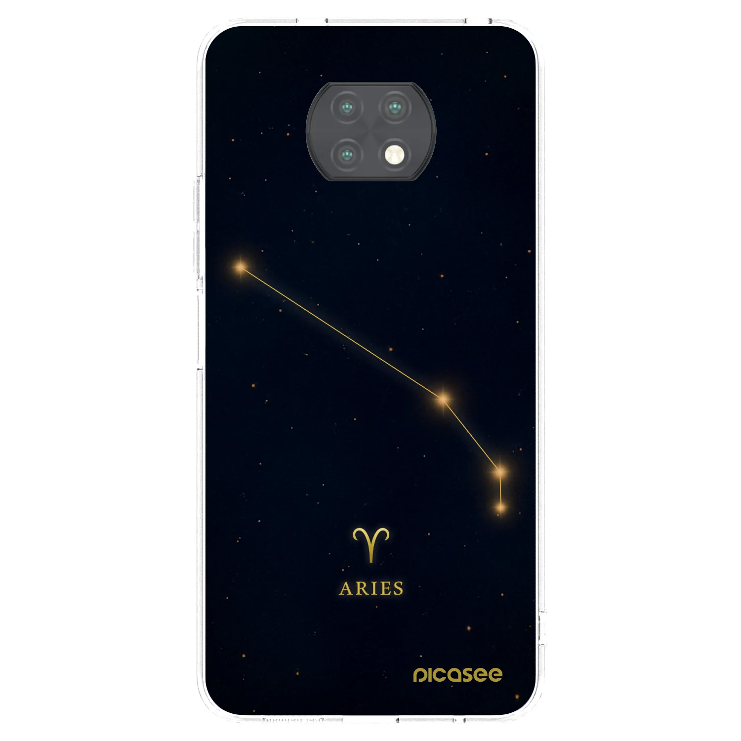 Picasee silikonska prozirna maskica za Xiaomi Redmi Note 9T - ARIES