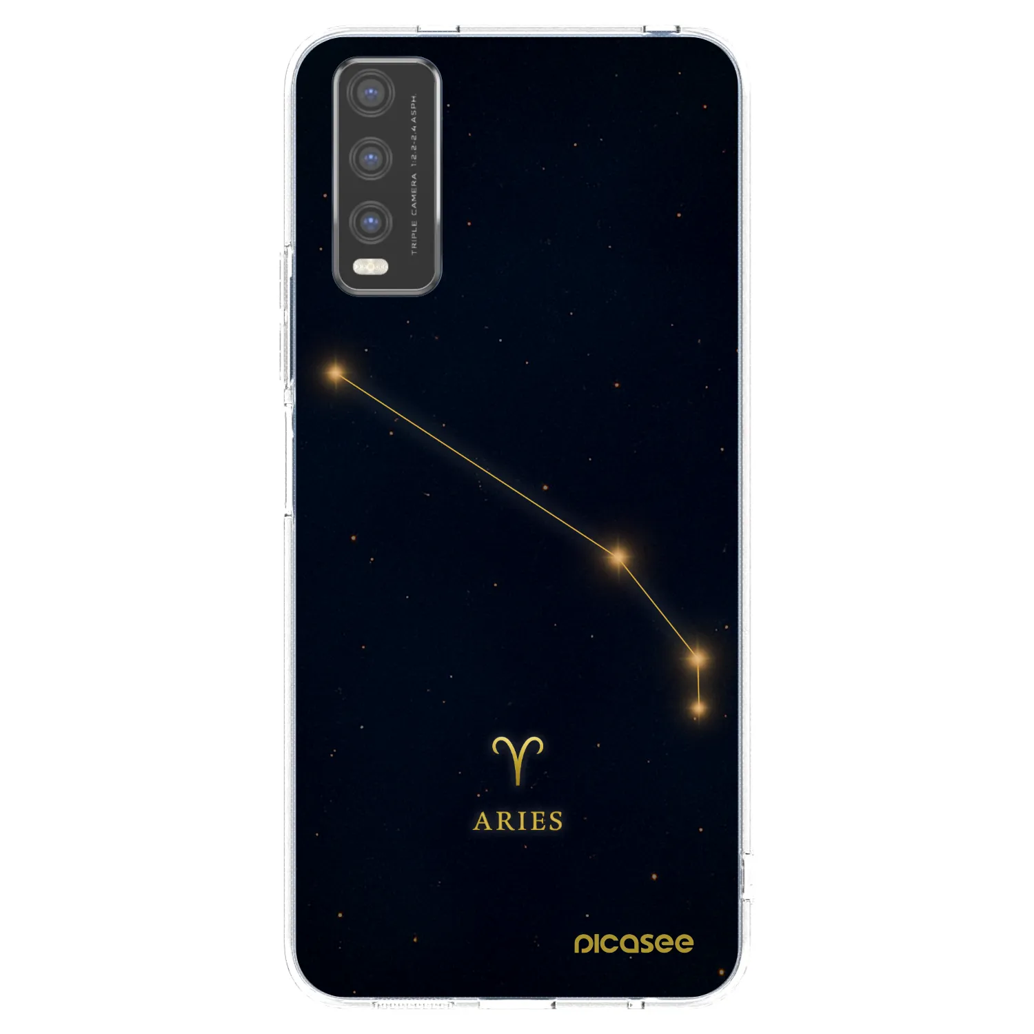 Picasee silikonska prozirna maskica za Vivo Y20s - ARIES