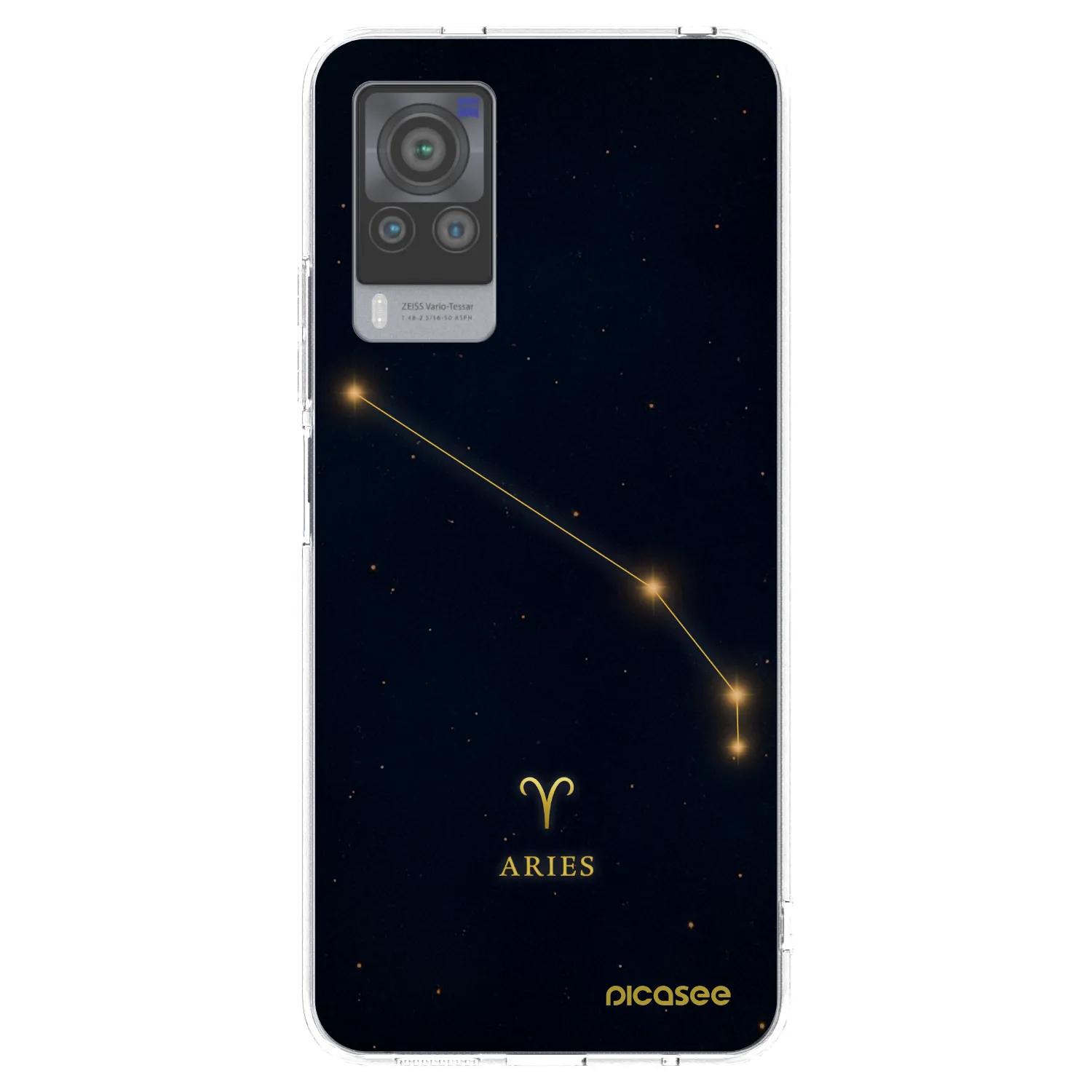 Picasee silikonska prozirna maskica za Vivo X60 Pro 5G - ARIES