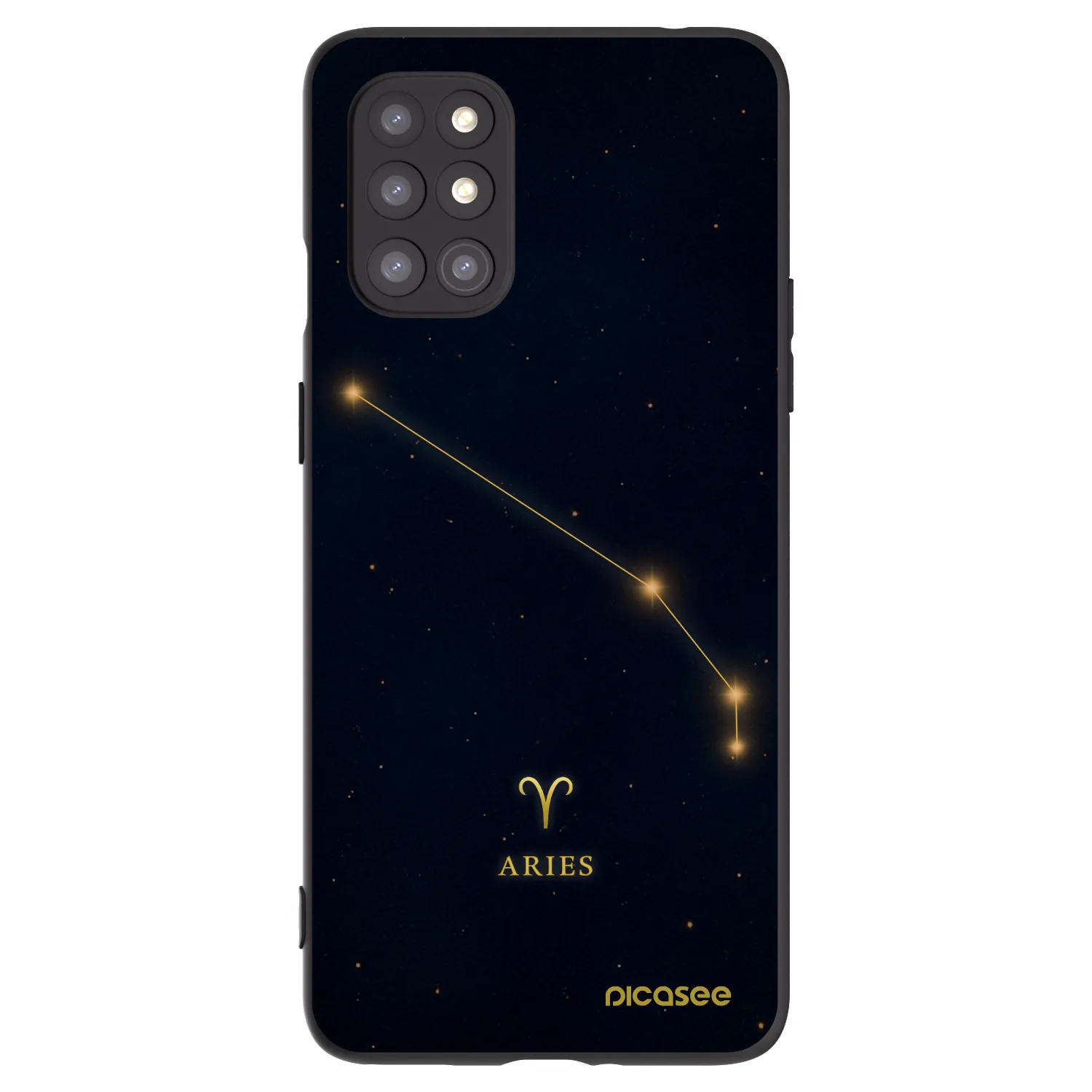 Picasee crna silikonska maskica za OnePlus 8T - ARIES
