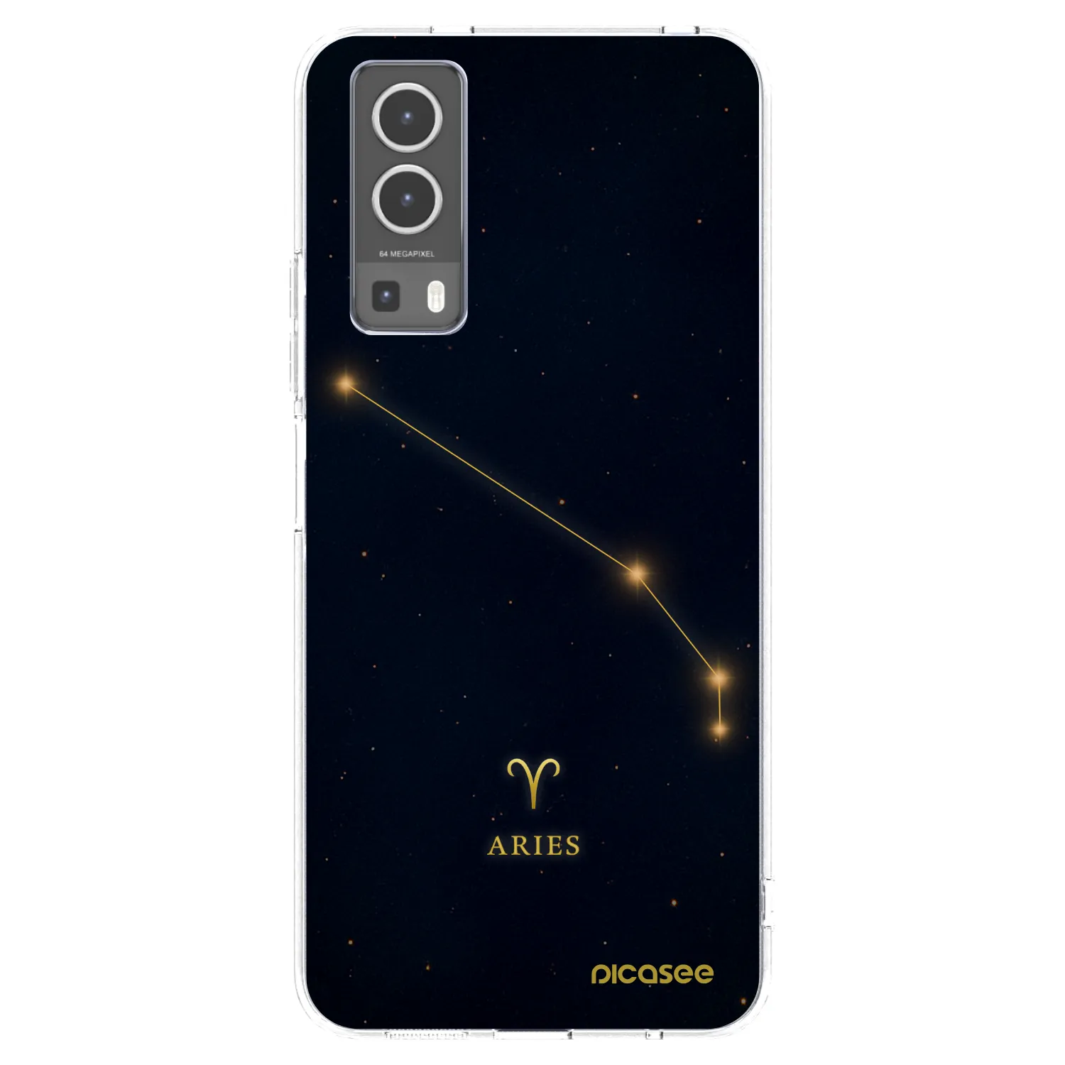 Picasee silikonska prozirna maskica za Vivo Y72 5G - ARIES
