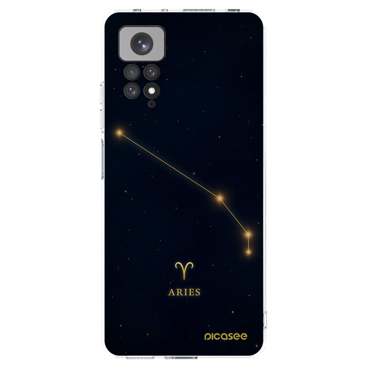 Picasee silikonska prozirna maskica za Xiaomi Redmi Note 11S 4G - ARIES