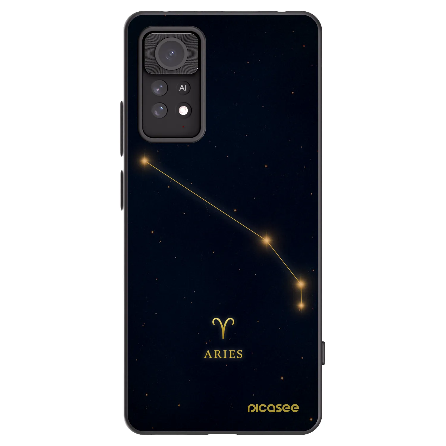 Picasee crna silikonska maskica za Xiaomi Redmi Note 11 Pro - ARIES