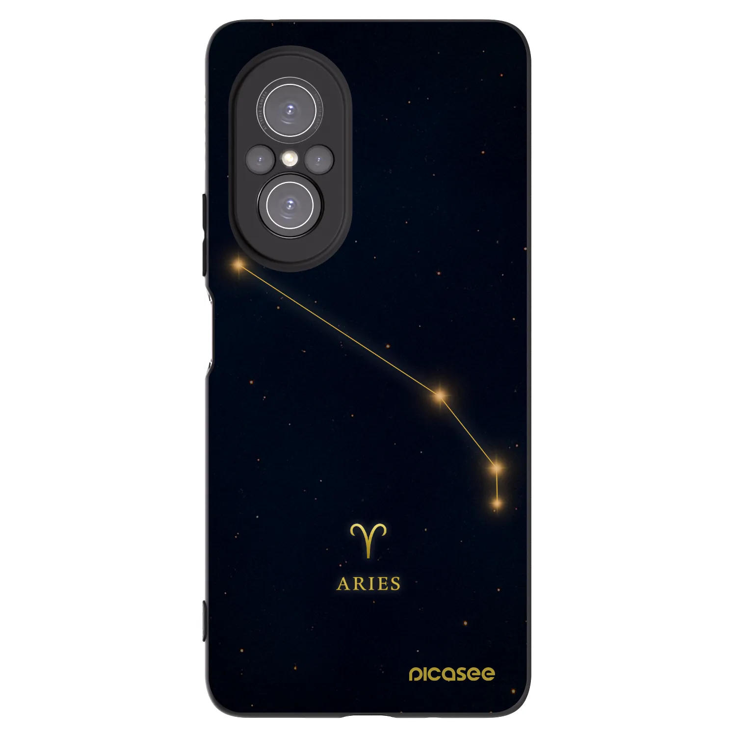 Picasee crna silikonska maskica za Huawei Nova 9 SE - ARIES
