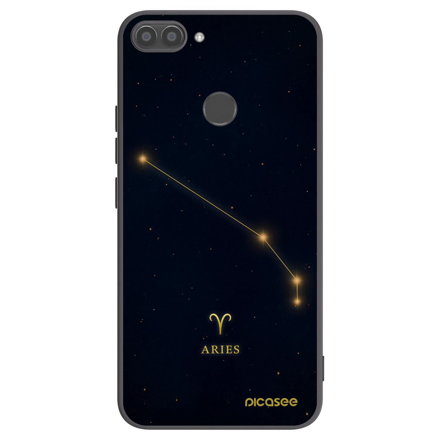 Picasee crna silikonska maskica za Huawei P Smart - ARIES