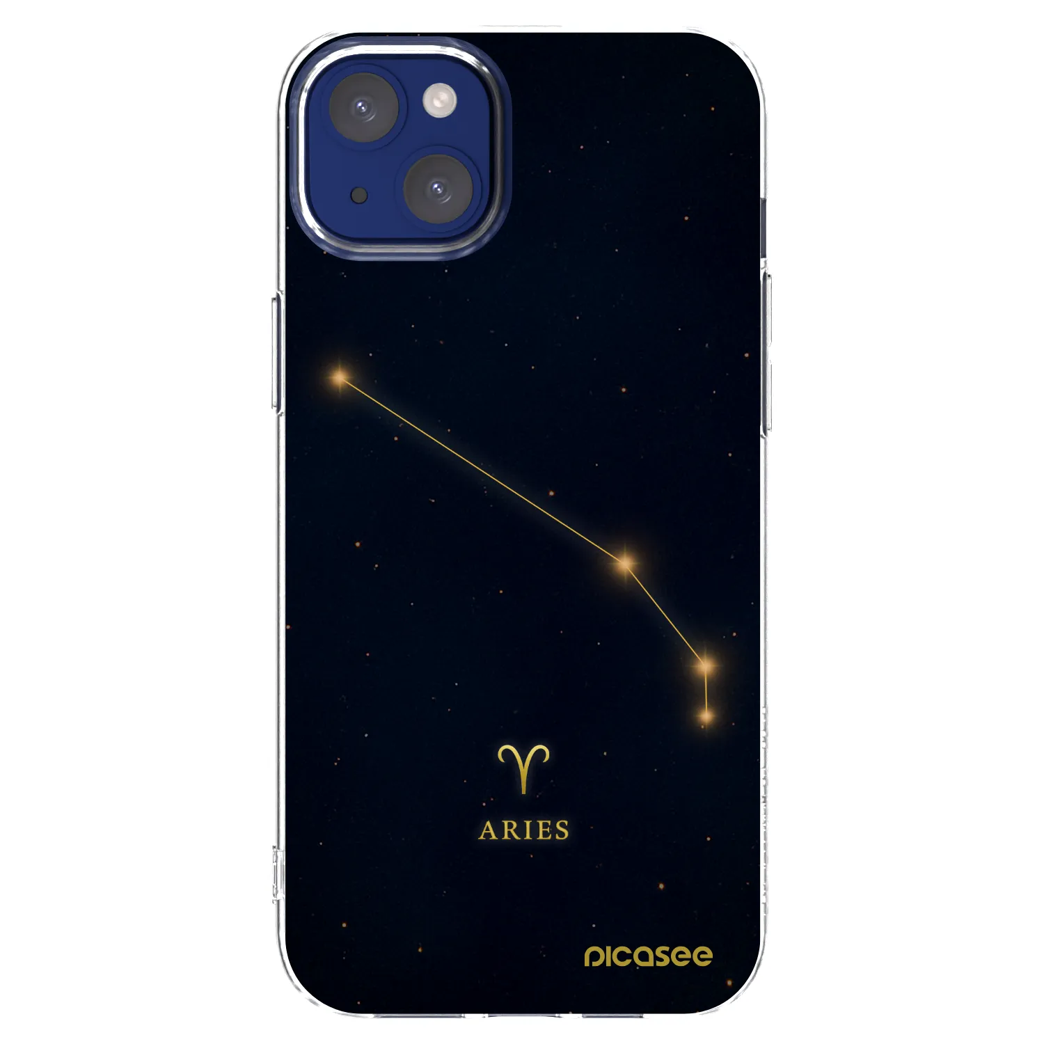Picasee silikonska prozirna maskica za Apple iPhone 14 Plus - ARIES