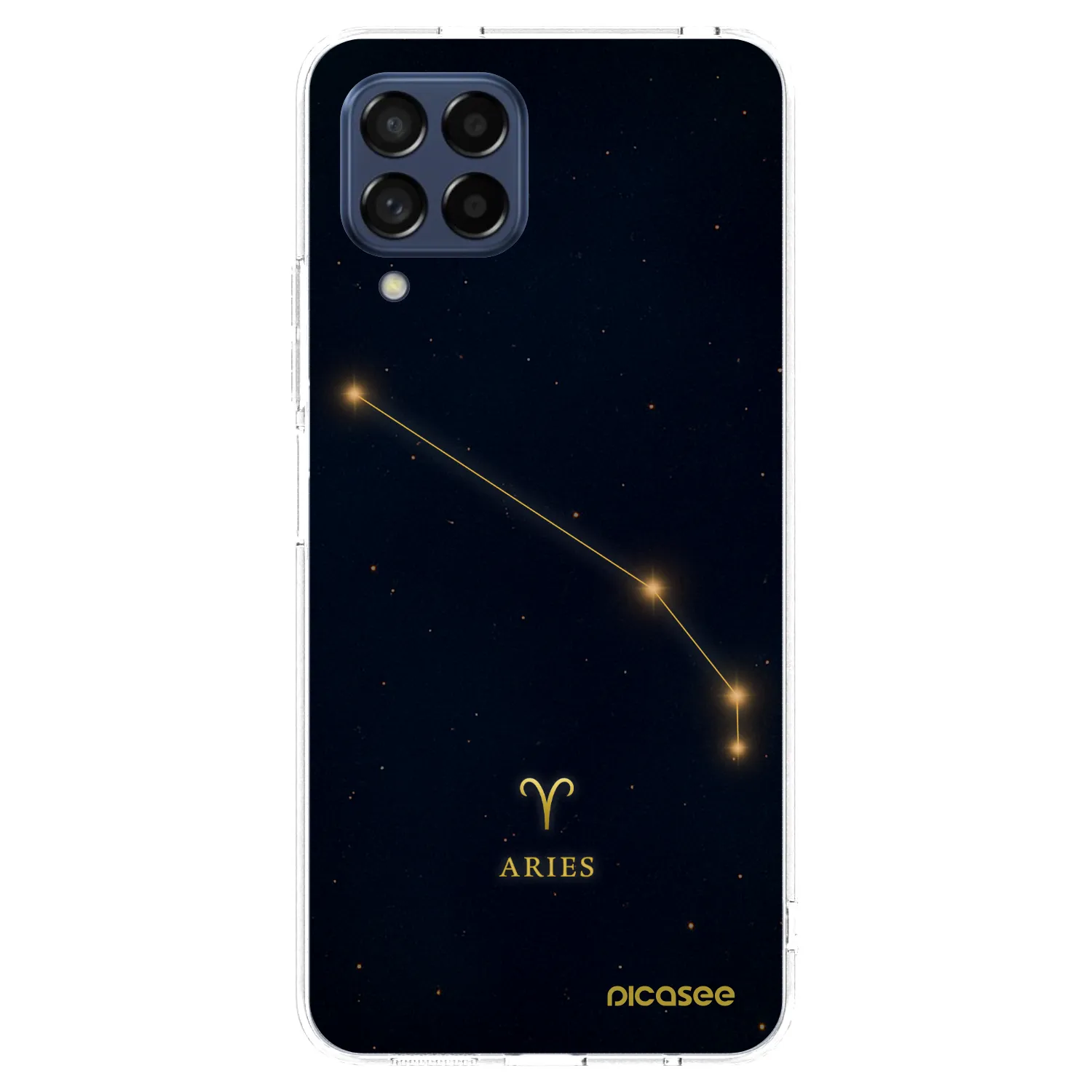 Picasee silikonska prozirna maskica za Samsung Galaxy M53 5G - ARIES