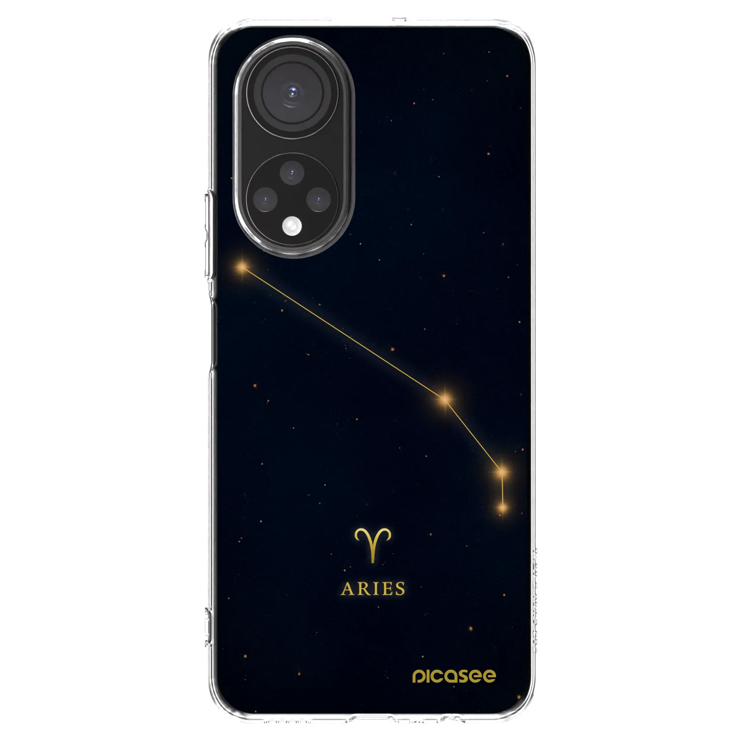 Picasee silikonska prozirna maskica za Honor X7 - ARIES
